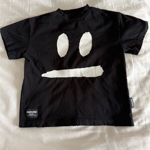 Nununu Black and White Kids Face Tee
